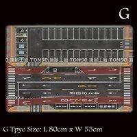แผ่นรองโต๊ะ1:64แผ่นรองเมาส์วัสดุ Ruer ใช้สำหรับรถรุ่นแสดงผลสถานีจอดรถ-G ชนิด