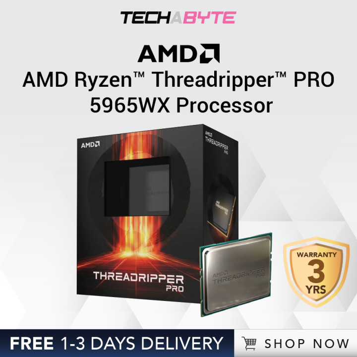 AMD Ryzen Threadripper PRO 5965WX Processor | Lazada Singapore