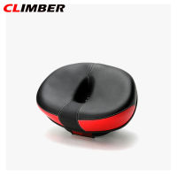 CLIMBER เบาะจักรยานแบบสะท้อนแสง,อานจักรยานแบบหนาตามหลักสรีรศาสตร์ระบายอากาศได้ดี