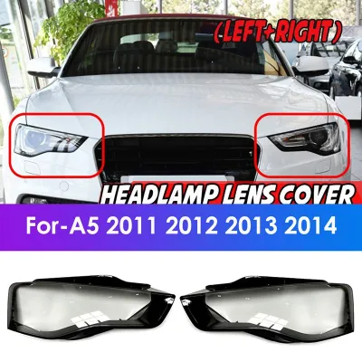 Front Headlight Head Light Lamp Lens Cover Shell Lampshade for -Audi A5 2011 2012 2013 2014