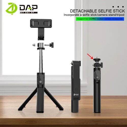 Tripod Tongsis Bluetooth Wireless DAP DHP01 3 IN1 With Remote Control
