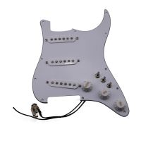 WK-Wilkinson SSS Ainico 5 Single Coil Pickups Multifunction Loaded Prewired Pickguard Set For ST Guitar