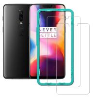 Oneplus  6 by Ibywind ฟิล์มกระจกกันรอย [2 ชิ้น] มีฟิล์มกันรอยกันรอยเลนส์กล้อง,ฟิล์มกันรอยคาร์บอนไฟเบอร์ด้านหลังและชุดติดตั้งง่าย