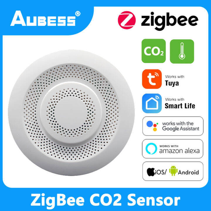 Aubess ZigBee Smart CO2 Carbon Dioxide Sensor Detector Air Gas Sensor ...