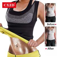 【LZ】 CXZD Plus Size S-6XL Women Neoprene Shapewear Waist Trainer Push Up Vest Tummy Belly Girdle Body Shaper Waist Cincher Corset