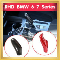 ZR สำหรับ RHD ขอบฝาครอบหัวเกียร์กระปุกความเร็วของรถคาร์บอน ABS สำหรับ BMW 5 6 7 Series GT G32 G30 G11 G12 X3 X4 G02 G01