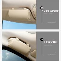 【CW】 Automobiles Glasses Sunglasses Storage 4 Colors Interior Accessories Holder