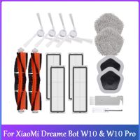 16Pcs for Bot W10 &amp; W10 Pro Robot HEPA Filter Main Side Brush Mop Cloth and Mop Holder Vacuum Cleaner