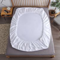 100 Cotton Fitted Sheet with Elastic Bands Non Slip Adjustable Mattress Covers for Single Double King Queen Bed160/180/200cm