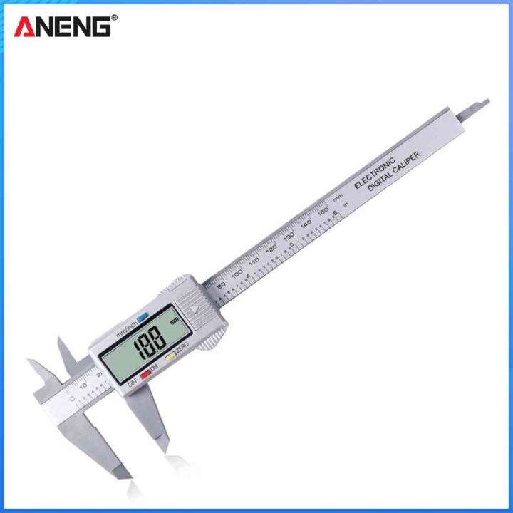 【ANENG】150mm LCD Digital Electronic Carbon Fiber Vernier Caliper Gauge Micrometer Lazada