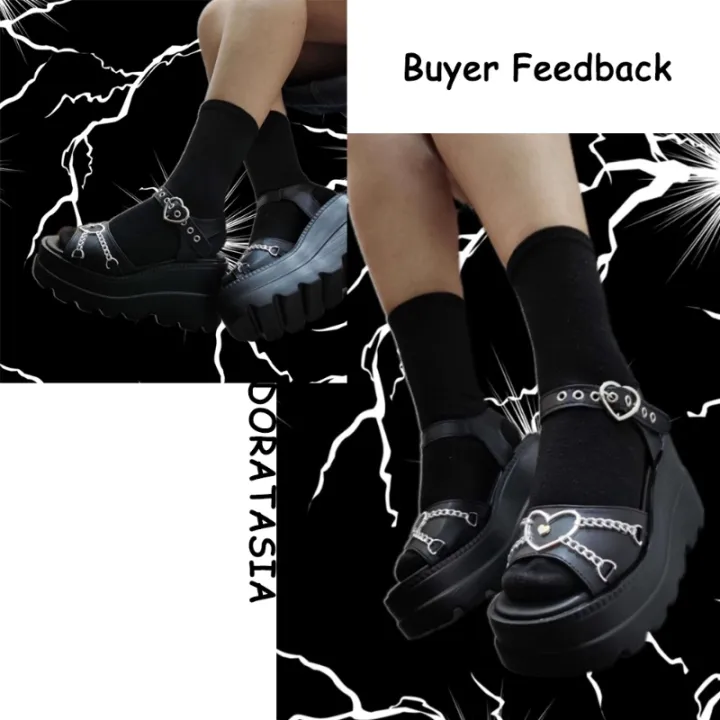 ขายดีที่สุด-ioztt2023-brand-buckle-peep-toe-women-39-s-sandals-punk-goth-platform-shoes-fashion-leisure