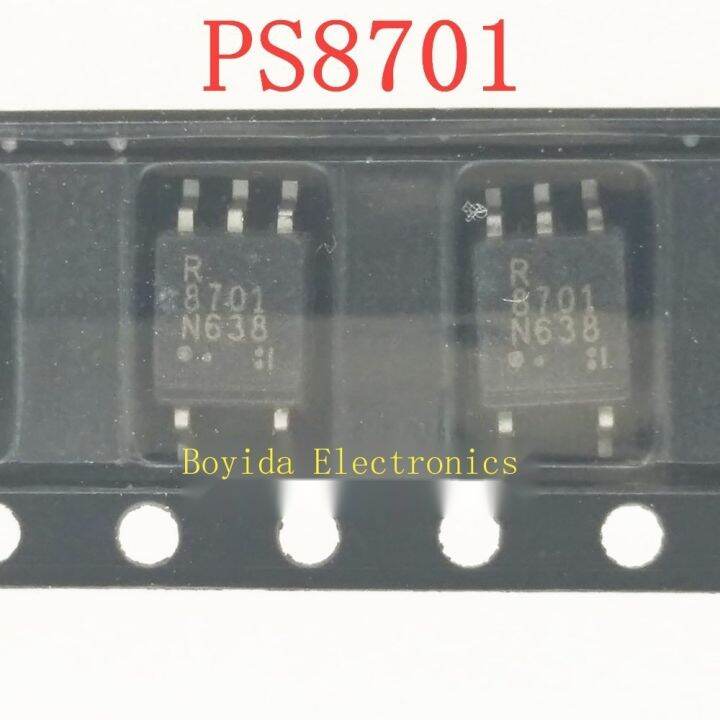 10pcs-ps8701-r8701-nec8701-ps8701-e3ใหม่นำเข้าเดิม-smd-sop-ความเร็วสูง-optocoupler