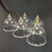 5Pcs B01 Chest Cupping Cups Ra-Large Vacuum Cupping Device Single Cupping Cup Household Pumping Thickening Accessories