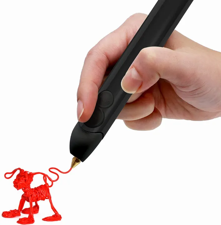 3Doodler Create+ 3D Printing Pen for Teens, Adults & Creators! - Onyx Black  (2020 Model) - with Free Refill Filaments + Stencil Book + Getting Started  Guide | Lazada Singapore
