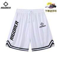 ขายเสื้อคุณภาพดีที่สุด American NBA basketball shorts male loose quick-drying breathable over-the-knee sports training pants in summer leisure 5 minutes of running