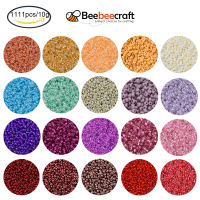 Beebeecraft 1111 pc แฟชั่น MIYUKI &amp; reg รอบ Rocailles ลูกปัดญี่ปุ่นลูกปัด 11/0 ทึบแสง Picasso 2x1.3 มม.: 0.8 มม. เครื่องประดับทำ DIY