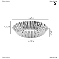 Star แม่พิมพ์ทาร์ตไข่นำกลับมาใช้ใหม่ได้5ชิ้นแม่พิมพ์เค้กรูปไข่ถ้วยคัพเค้กสแตนเลสมัฟฟินแม่พิมพ์อบขนมพุดดิ้งคุกกี้เครื่องมือทำขนม