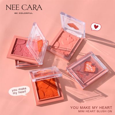 NEE CARA MINI HEART BLUSH ON บลัชออนเนื้อฝุ่น N327