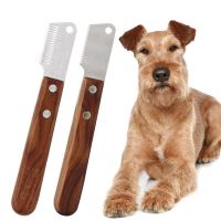 Pet Hair Removal Knife Dog Brush Grooming Tools Dogs Lint Shedding Trimmer Brushes Cats Hair Shedding Comb Pet Supplies Brushes  Combs