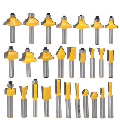 1pc 8mm Shank Template Trim Hinge Mortising Wood Router Bit Dovetail Milling Cutters สําหรับเครื่องมืองานไม้ราคาถูก