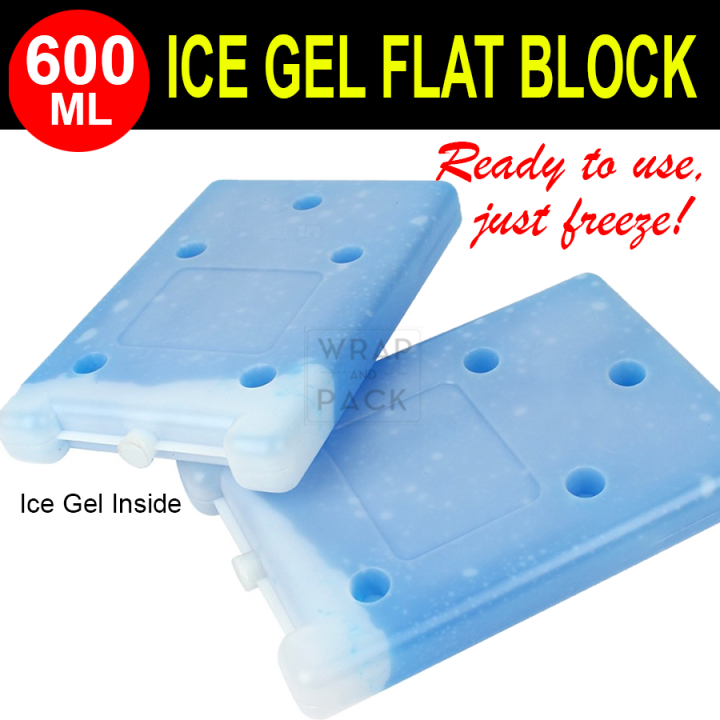 600ML Reusable Ice Gel Block Flat Ice Gel Block ice pack lunchbox