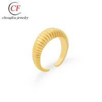 [COD] and bag ring smooth thread female personality cold adjustable