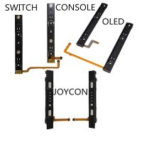 Original Repair Part Right Left Slide Rail With Flex Cable Fix Part For Nintendo Switch / OLED Console NS Rebuild Track Controllers