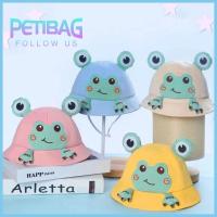 PETIBAG ผ้าคอตตอน หมวกชาวประมงหมวก 48-50ซม. ค่ะ ป้องกันรังสียูวี หมวกทรงถัง ของใหม่ Flog น่ารัก หมวกกันแดดหมวก กิจกรรมกลางแจ้งกลางแจ้ง