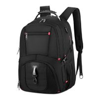 Laptop Backpack Male 17 Inch Travel Backpack Waterproof Backpack with USB Charging Port Computer Gaming Backpack