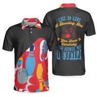 Polo 2023 NEW T-shirt, Colored Mens Bowling Pattern cheap