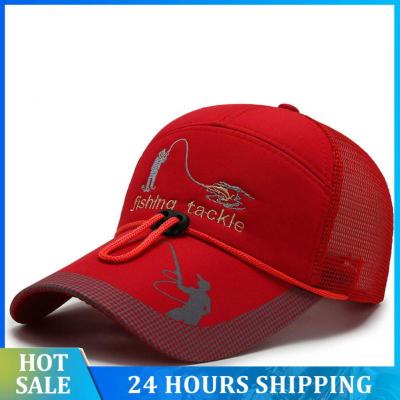 [hot]Fishing Caps Spring Summer Sunscreen Fashion Hip Hop Hat Adjustable Outdoor Sports Men Women Embroidered Baseball Cap