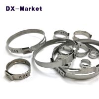 5.3mm-9.5mm 304 Stainless Steel Handle Hose Clamp SUS304 Single Ear Water Pipe Clip Clamps PPR Tube Hoop Clamp C014