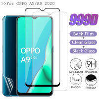 3 In 1คลุมทั้งหมดกระจกเทมเปอร์สำหรับ Oppo A5 A9 2020 Bakc Hydrogel ฟิล์ม Oppoa5 Oppoa9ปกป้องหน้าจอ Oppoa 9ฟิล์มป้องกันด้านหลังด้านหน้าแก้ว HD ระเบิด