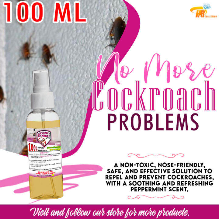 Cockroach Goodbye Spray 100ml Natural Cockroach Repellant ( Pantaboy