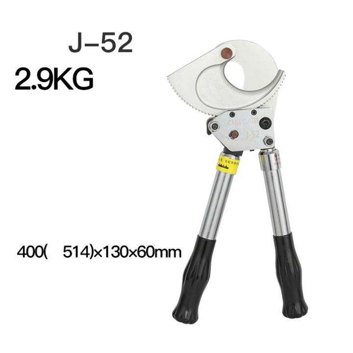 Gear cable cutter, manual ratchet cable cutter, wire cutter manual