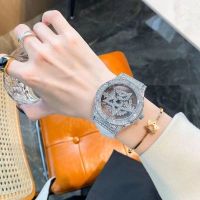 【Hot seller】 watches come and go when men women are full of starry models a pair 2023 light luxury niche diamonds