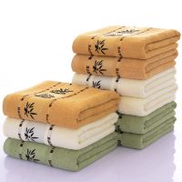 【DT】hot！ bamboo fiber towel skin-friendly bath face thick absorbent luxury bathroom