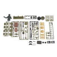 【SALE】 lesslisoftlem1986 Ielil-สำหรับ1/16 Henglong ถัง3898-1สหรัฐอเมริกา Sherman M4A3 RC ถังพลาสติกอุปกรณ์เสริมทหารกระเป๋า