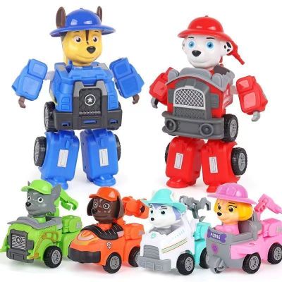 【Cai-Cai】ของเล่นเด็ก หุ่นยนต์ของเล่น รถตำรวจของเล่น ของเล่นบทบาทสมมติ ของเล่นเปลี่ยนรูป