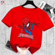 Áo thun hình nhện ta chớp superman Bé trai và gái.áo cho bé từ