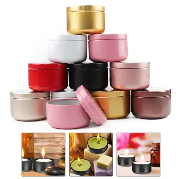 24Pcs candle making cup tealight candle tin DIY candle cups Metal