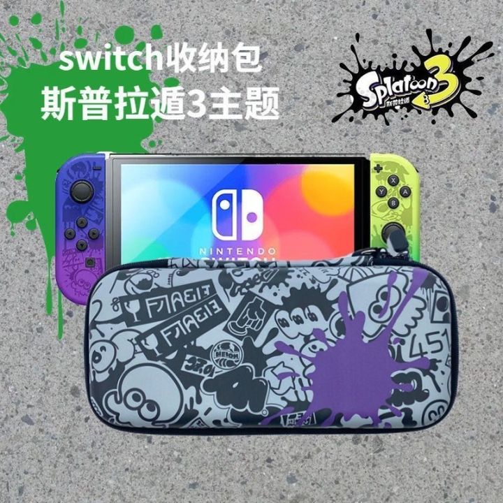 ต้นฉบับ-nintendo-switcholed-กระเป๋าเก็บของเปลือกแข็งเจ็ทแบบพกพา-3-zhu-zi-ไม่กดก้านระยะไกลรุ่นอายุการใช้งานแบตเตอรี่รุ่นบางเฉียบ-ns