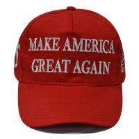 【ร้านเอเธล】ทำให้อเมริกายอดเยี่ยมอีกครั้งหมวกเบสบอลสาธารณรัฐโดนัลด์ทรัมป์หมวกแก๊ป Unisex ผ้าฝ้ายปรับหมวกเบสบอลหมวกเบสบอลสีแดงได้