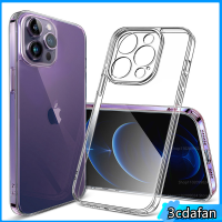 ดีลักซ์เคสโทรศัพท์ TPU โปร่งใสรูเล็กกันกระแทกสำหรับ IPhone 14 13 12 11 Pro Max X XS Max XR 7 8 Plus ฝาครอบด้านหลังพรีเมี่ยมกันตก