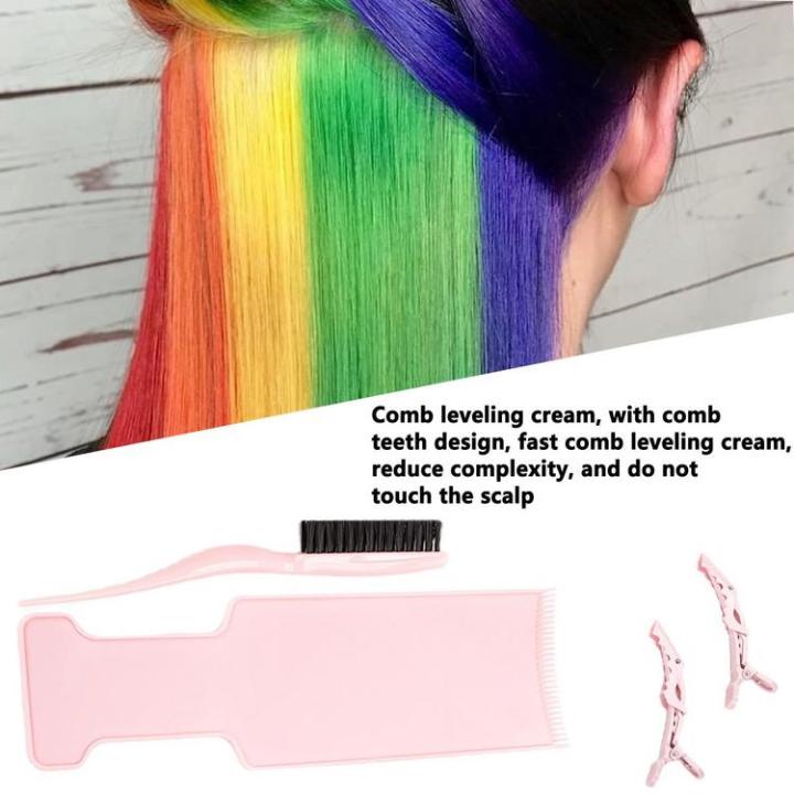 hair-coloring-tools-board-and-brush-kit-hair-coloring-kit-with-highlighting-board-hairstylist-accessories-professional-for-women-girls-everybody