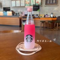 ถ้วย Starbuck 2022การปีนเขาสีชมพูแบบไล่ระดับสีกาน้ำขวดน้ำแก้วน้ำกลางแจ้งมือถือความจุขนาดใหญ่