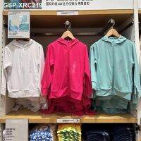 UNIQLO เสื้อผ้าสำหรับครอบครัว,เสื้อผ้าเด็กเด็กผู้ชายและเด็กผู้หญิงป้องกันรังสียูวี UPF50คาร์ดิแกนปกป้องแสงอาทิตย์กีฬาผ้าตาข่ายมีฮู้ด454513