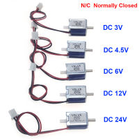 DC 3V/ 4.5V/ 6V/ 12V/ 24V มินิไฟฟ้า Solenoid วาล์ว N/C ปกติปิด 2-Way Gas Air วาล์วแม่เหล็กไฟฟ้าวาล์ว Solenoid-ggfjgkugkgkkjuki