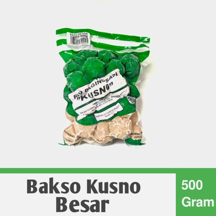 Bakso Kusno Besar 500g Bakso Daging Sapi Asli Halal Lazada Indonesia