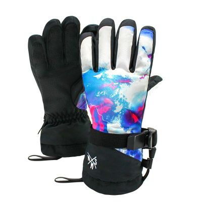 【LZ】№  Luvas de esqui com tela sensível ao toque para homens e mulheres luvas grossas impermeáveis antiderrapantes quentes ao ar livre ciclismo adulto snowboard inverno